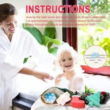 Fsoezso Bath Bombs Gift Set – Fun Bath Time for Kids