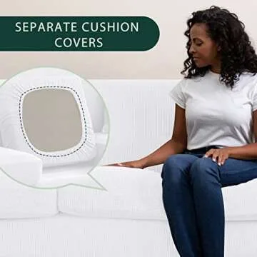 Stretch Loveseat Sofa Cover for 2 Seater Couch