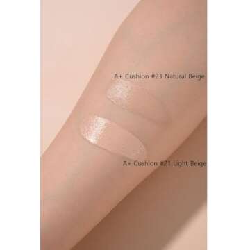 TROIAREUKE A+ Cushion Foundation (Shade 23) I Natural Coverage Foundation Makeup, Moisturizing Finis...