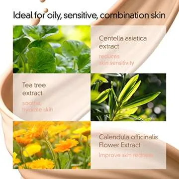 TROIAREUKE A+ Cushion Foundation (Shade 23) I Natural Coverage Foundation Makeup, Moisturizing Finish for Sensitive, Oily, Combination Skin, Skin Care Cushion I Korean Aesthetic Makeup