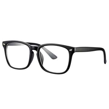 Pro Acme Non-prescription Eyeglass Frames in Matte Black