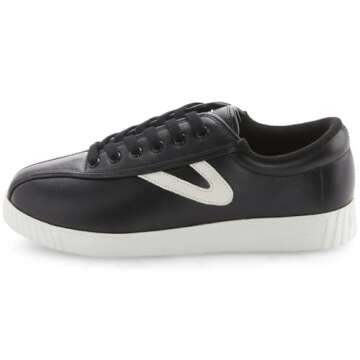 TRETORN Women's Nyliteplus Leather Lace-Up Sneakers
