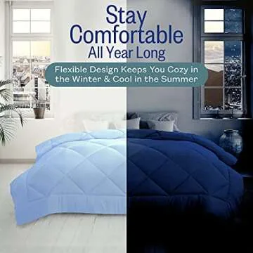 Luxurious Sleep Restoration King Size Comforter for All Seasons
