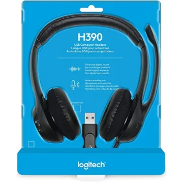 Logitech H390 USB Noise-Canceling Headset - Renewed
