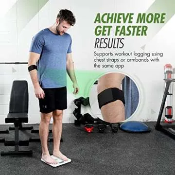 ShareVgo Scale for Body Weight Smart Digital Body Composition Analyzer Wireless Bathroom Body Fat Scale with App for Weight, Fat, Water, BMI, BMR, Muscle Mass, and Trending Analysis - SWS200