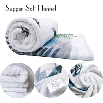 Ultra-Soft Baby Milestone Blanket with Stickers Gender Neutral