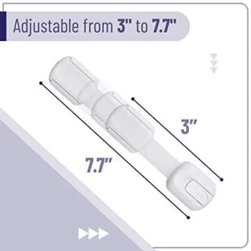 Bates Child Safety Strap Locks - 6 Pack for Home Safety