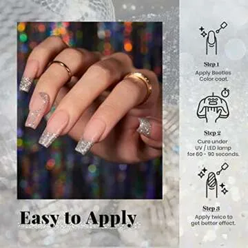 Beetles Reflective Glitter Gel Nail Polish Set for Stunning Nails