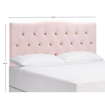 Safavieh Home Collection Axel Hemp Linen Tufted Headboard (King)