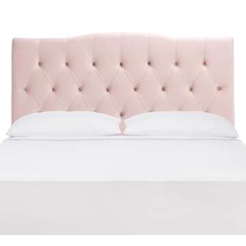 Safavieh Home Collection Axel Hemp Linen Tufted Headboard (King)