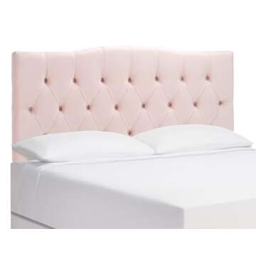 Safavieh Home Collection Axel Hemp Linen Tufted Headboard (King)