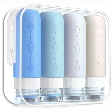 Gemice Travel Bottles for Toiletries - TSA Approved, Leak Proof, BPA Free