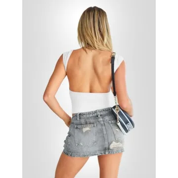 EFAN Trendy Backless Crop Tops for Women - 2025