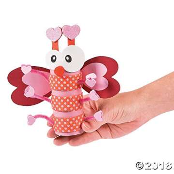 Valentine Day Craft Kit for Classroom & Activities