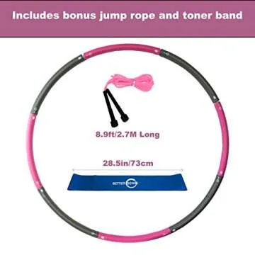 Better Sense Hoola Hoop - Portable Fun for Adults