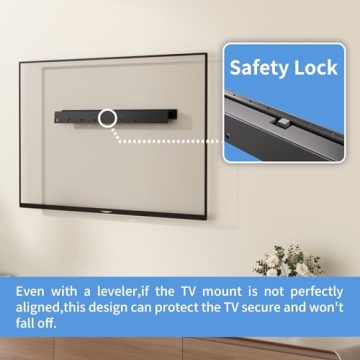 No Stud Drywall TV Mount for Easy Setup, Fits 12-55" TVs