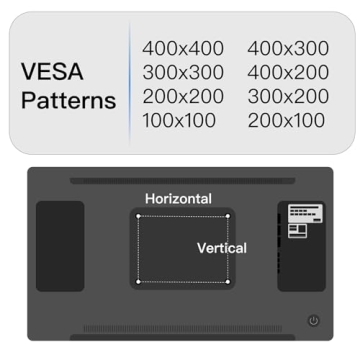 No Stud Drywall TV Mount for Easy Setup, Fits 12-55" TVs