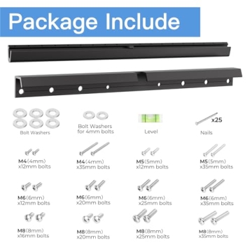 No Stud Drywall TV Mount for Easy Setup, Fits 12-55" TVs