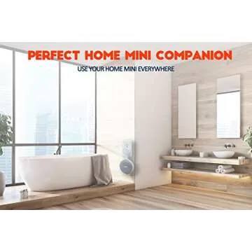 AMORTEK Outlet Wall Mount Holder for Google Home Nest Mini (1st & 2nd Generation), A Space-Saving Accessories for Google Home Mini Voice Assistant (White)