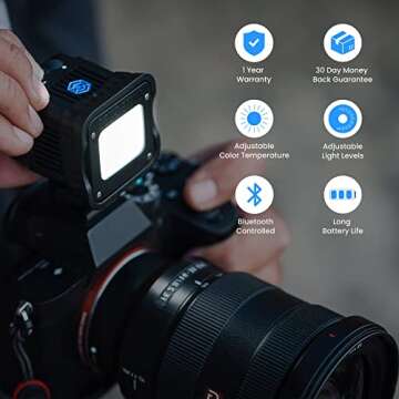 Lume Cube 2.0 Professional Lighting Kit | 20-Piece LED Lighting Kit with Diffusion and Gels | Adjustable Brightness, Bluetooth Control, Waterproof, Indoor Studio & Outdoor Use, for Photo and Video