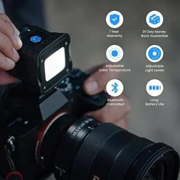 Lume Cube 2.0 Professional Lighting Kit | 20-Piece LED Lighting Kit with Diffusion and Gels | Adjustable Brightness, Bluetooth Control, Waterproof, Indoor Studio & Outdoor Use, for Photo and Video