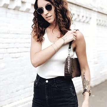 sembook Small Bag Mini Purse Women's Shoulder Handbags Bags Brown