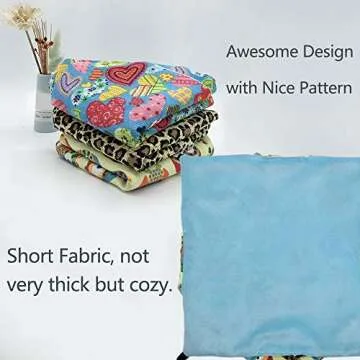 Oncpcare Small Pet Cage Hammock, Sugar Glider Triple Bed Hammock Rat Bed Guinea Pig Cage Accessories Bedding Cozy Ferret Tunnel Cave Small Animals Bed for Chinchilla Parrot Hamster