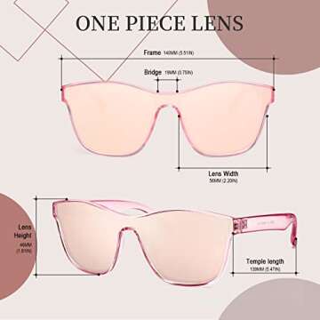 TJUTR Night-Vision Glasses for Women, Polarized Night-Driving Glasses Reduce Glare Nighttime Glasses UV Protection