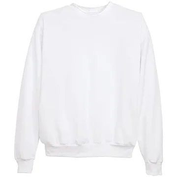 Hanes Men's EcoSmart Sweatshirt, White - 1 Pack, Medium