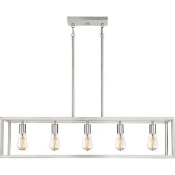 Quoizel New Harbor Linear Chandelier - Modern Elegance