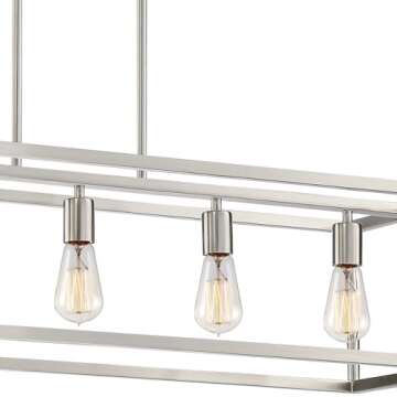 Quoizel New Harbor Linear Chandelier - Modern Elegance