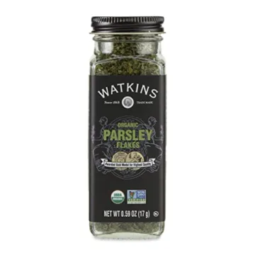 Watkins Gourmet Organic Spice Jar, Parsley Flakes, Non-GMO, Kosher, 0.59 Ounce Jar, 1-Pack