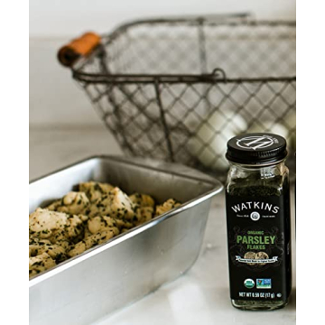 Watkins Gourmet Organic Parsley Flakes in Glass Jar