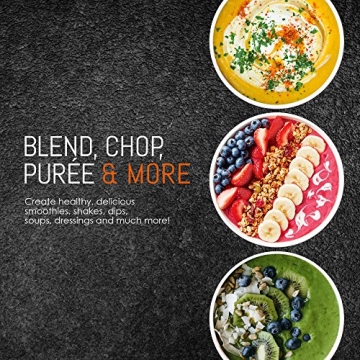 MaxiMatic Elite Gourmet Blender with 17-Piece Set for Smoothies and Drinks