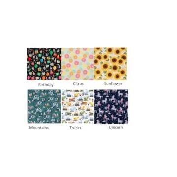 Lunchbox Small Kids Napkins, Pick Your Prints, 12x12 inches, Cotton Single Ply Napkins, Set of 6