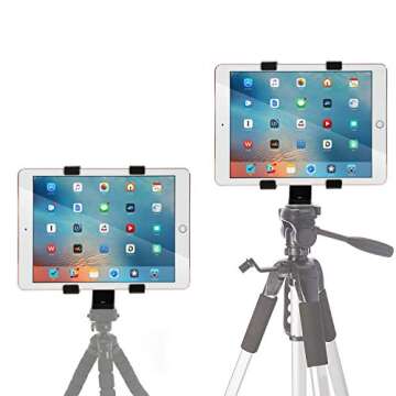 FendTek Universal Tablet Tripod Mount for iPad and More