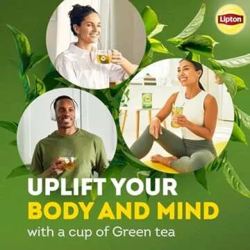 Lipton Signature Blend Green Tea Bags for Wellness and Flavor