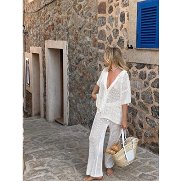 Famulily Sexy Beachwear Crochet Cover Up for Women