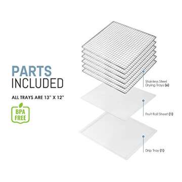 Elite Gourmet Programmable Food Dehydrator with 6 Trays