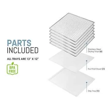 Elite Gourmet Programmable Food Dehydrator with 6 Trays