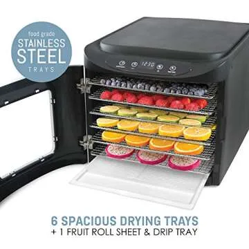 Elite Gourmet Programmable Food Dehydrator with 6 Trays