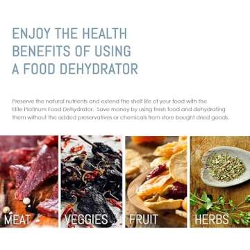 Elite Gourmet Programmable Food Dehydrator with 6 Trays
