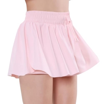 EXARUS Girls Butterfly Shorts 3 Pack - Soft & Stylish Activewear