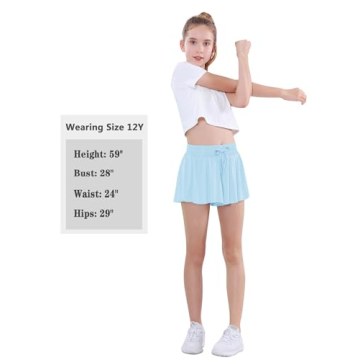 EXARUS Girls Butterfly Shorts 3 Pack - Soft & Stylish Activewear