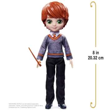 8-Inch Ron Weasley Doll for Kids - Harry Potter Collectible