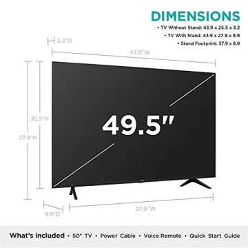 Hisense 50-Inch 4K Ultra HD Smart TV with Alexa