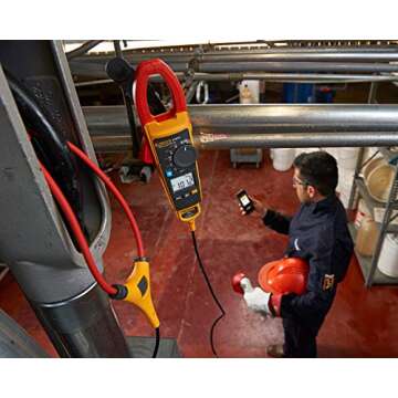 Fluke 376FC Clamp Meter: Precise Measurements, Bluetooth Connectivity, iFlex