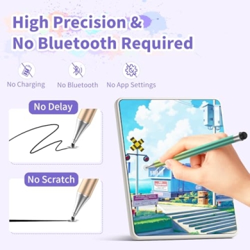 Stylish 2-in-1 Magnetic Stylus Pen for Touchscreens
