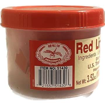Red Lime Stone - Vôi Đỏ 3.52 oz (1 pack)