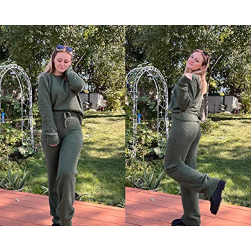 Cozy Luvamia Women's Fleece Pajama Set for Stylish Comfort 